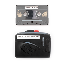 Load image into Gallery viewer, Custom LOUIE Cassette Player + Cassette (Limited Edition)
